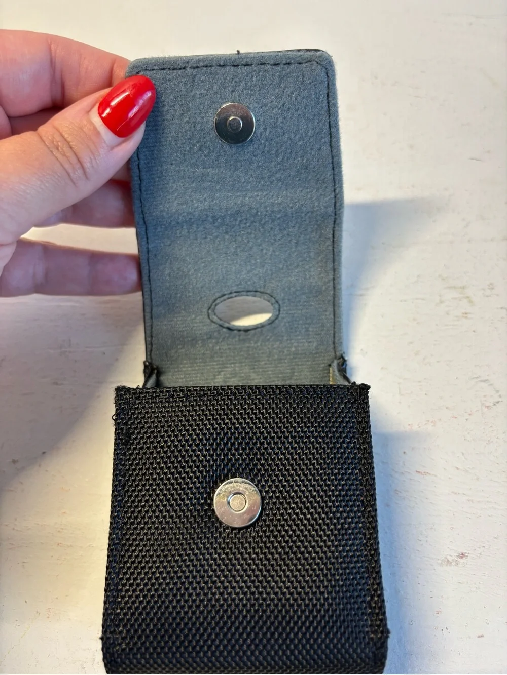 Canon Black Camera Pouch with Metal Logo